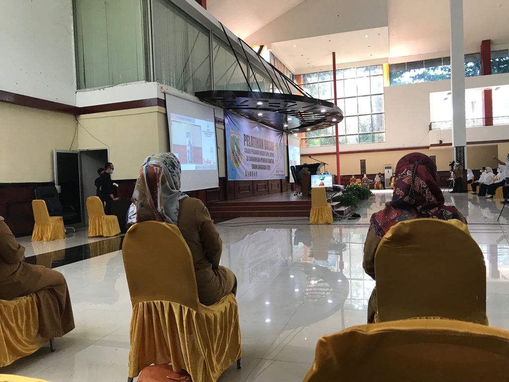 Menghadiri Pembukaan Latsar CPNS Gelombang II Golongan III di BPSDMD Provisinsi Banten